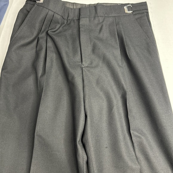 100% Wool Men's 36-38 Adjustable Waist Dress Pants Prom? Wedding? 29" Inseam 156 - Picture 1 of 9